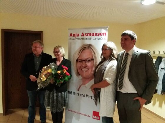 v.l.: Horst Röhrig, Anja Asmussen, Kristine Tromsdorf, Matthias Körner