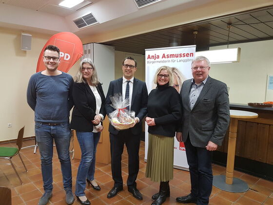 v.l.: Tobias Koritkowski, Kristine Tromsdorf, Sören Bartol, Anja Asmussen, Horst Röhrig