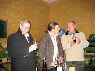 v.l. G. Dörr, Herr Hess, Bgm. H. Röhrig