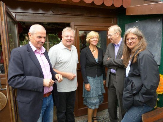 v.l.: Gerald R. Dörr, Horst Röhrig, Anita Schneider, Rüdiger Veit, Kristine Tromsdorf