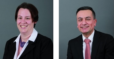 v.l.: Stefanie Bieneck, Ahmet Karadag