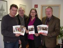v.l.: Thomas Schmidt, Karl-Heinz Wilhelm, Kristine Tromsdorf und Horst Röhrig